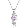 eBay Cute Fresh Seahorse Necklace Women's Personality Versatile Pendant