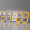 Large Living Room Wall Clock 3D Multi-function Clock Timer Gym Wall Clock Simple INS Wind 6608