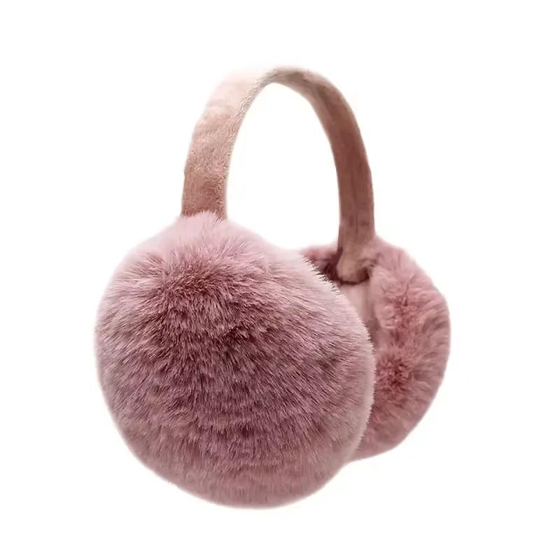 Warm Plush Earmuffs for Winter – Soft Ear Covers with Earflap Design for Men Women Outdoor Cold Weather Protection