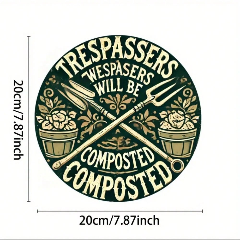 Vintage Chaser Metal Round Wall Sign Home Bar Cafe Club Decor