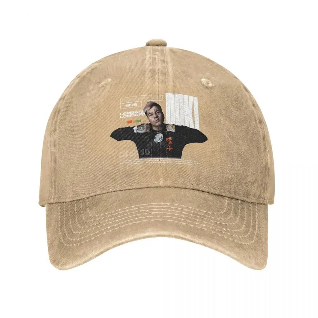 Cool Duki Singer Rapper Baseball Cap Vintage Distressed Denim Pop Rap Sun Cap Unisex Style Outdoor Running Golf Adjustable