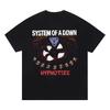 System Of A Down Band Short Sleeve Tshirt World Rock Europe American Metal Soad Fashion Casual Mens And Womens Tshirts Tops