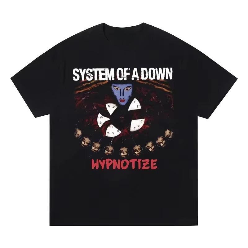 System Of A Down Band Short Sleeve Tshirt World Rock Europe American Metal Soad Fashion Casual Mens And Womens Tshirts Tops