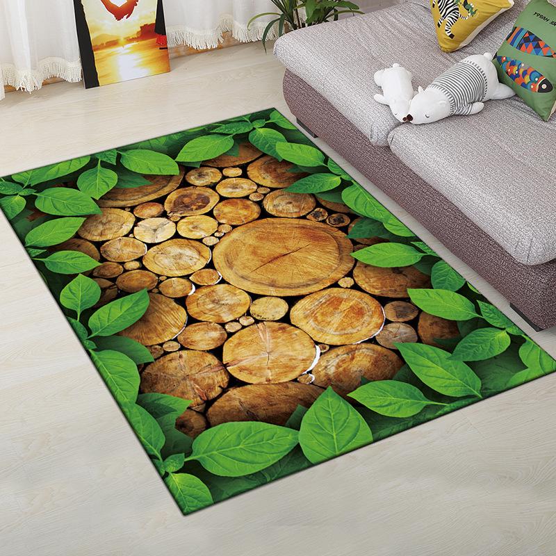 Living Room Carpet Bedroom Bedside Carpet Simple Floor Mat Foot Mat and Machine Washable Entrance Mat