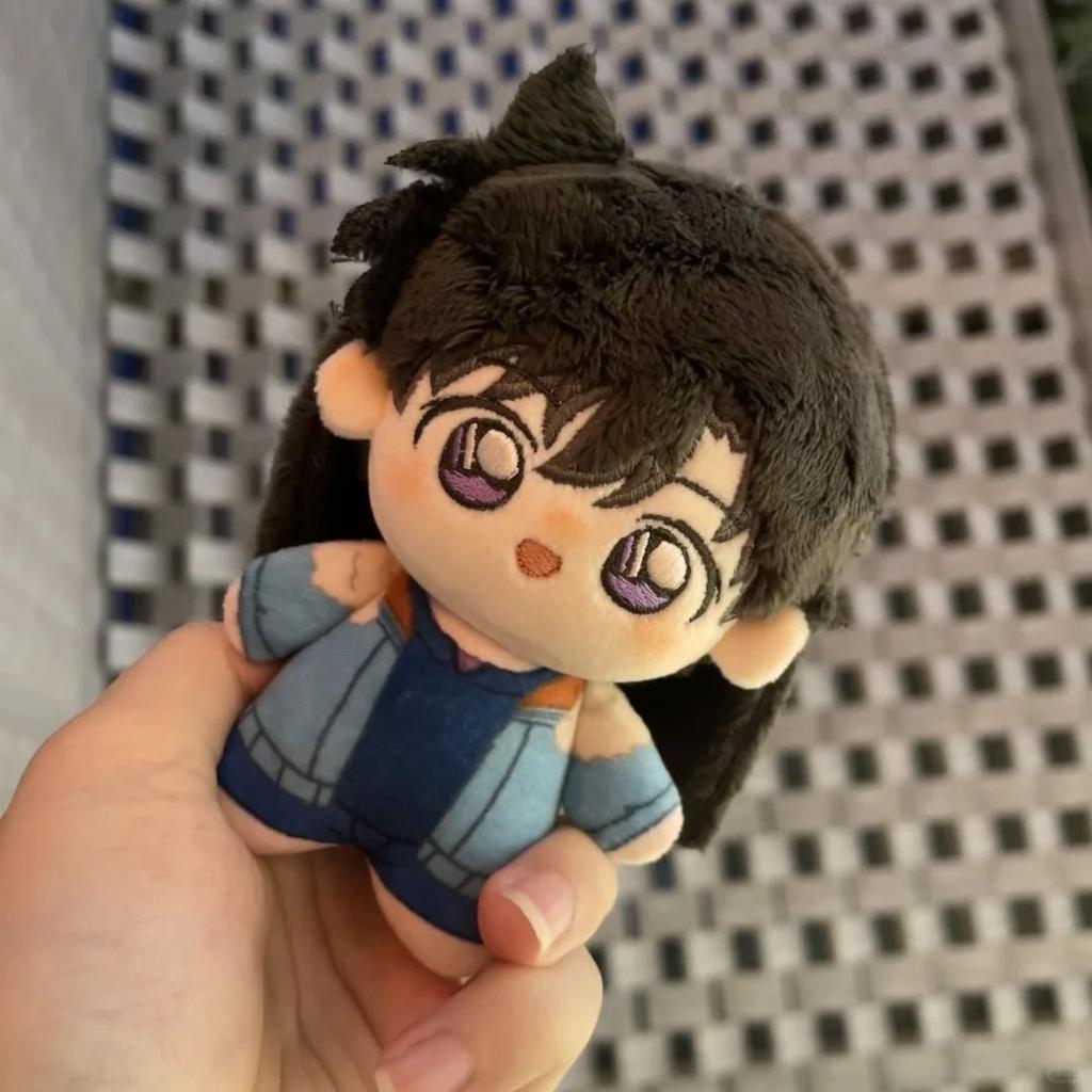 10cm Anime Detective Conan Creative Plush Doll Kudou Shinichi Cute Mini Cosplay Stuffed Toy Birthday Gift