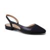 French Chunky Heel Color Block Backless Open Toe Sandals, Size 44, Women's Flats In Little Xiang Style.