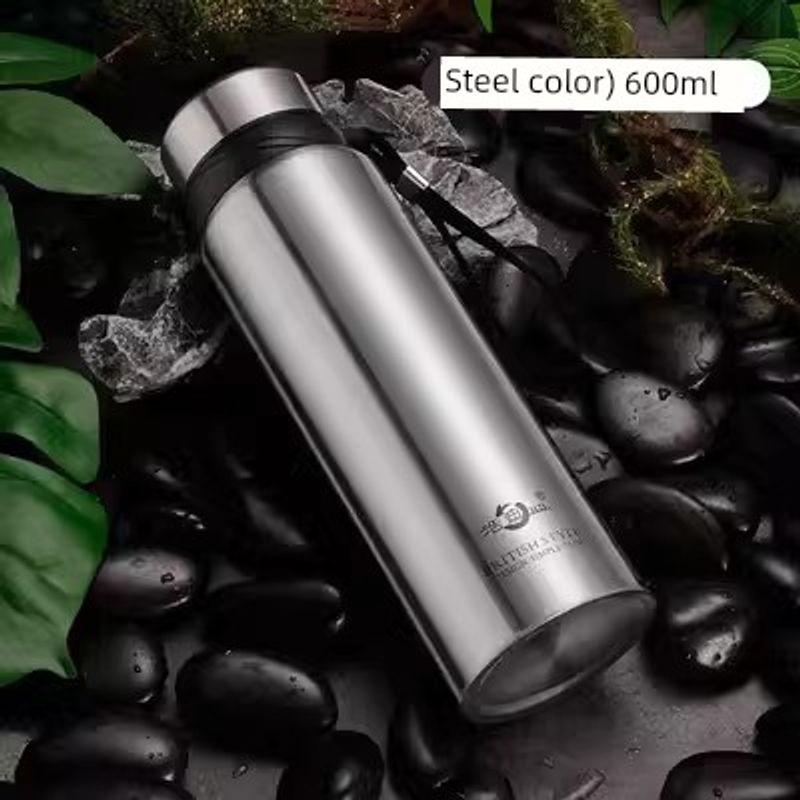 

Large Capacity Vacuum Cup Large 304 Stainless Steel 1000ml Portable Student Kids Water Cup Water Kettle Travel 1 Liter 1L Ordinary Sling Thermos Cup 600ml