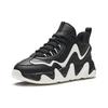 Anta After Wave 1.0 Comfortable Shock Absorbing Sweat Absorbing High Top Casual Shoes Women Casual Shoes Black 922348904-2