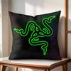 Trendy brand RRAZERR Cushion Cover Natural Linen Organic Fabric DoubleSided Printing Couch Pillow Covers Home Decor