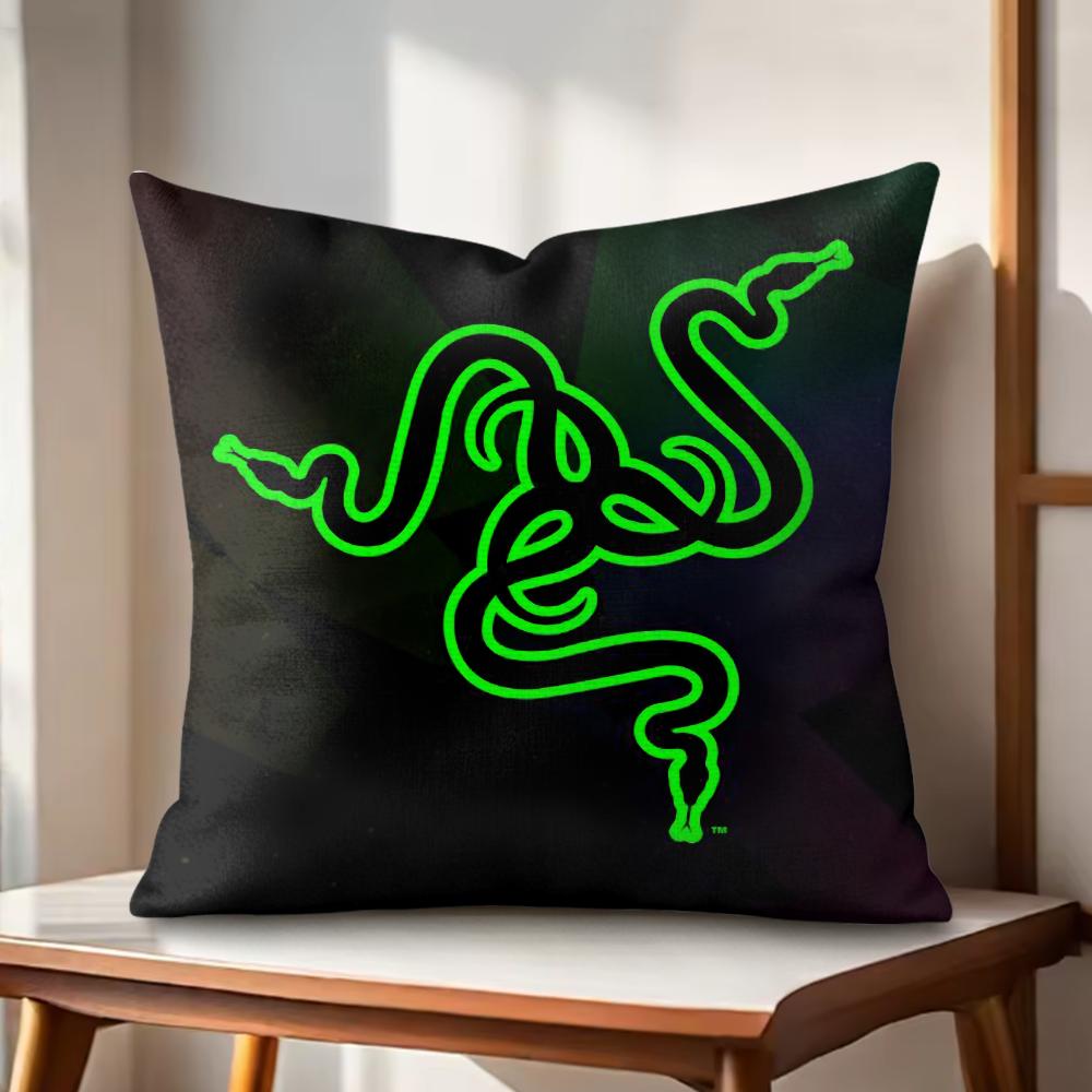 Trendy brand RRAZERR Cushion Cover Natural Linen Organic Fabric DoubleSided Printing Couch Pillow Covers Home Decor