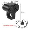 Motorcycle Handlebar 12V Headlight Switch Dual Button Control Waterproof 7/8in 22mm Flasher Speaker Switch