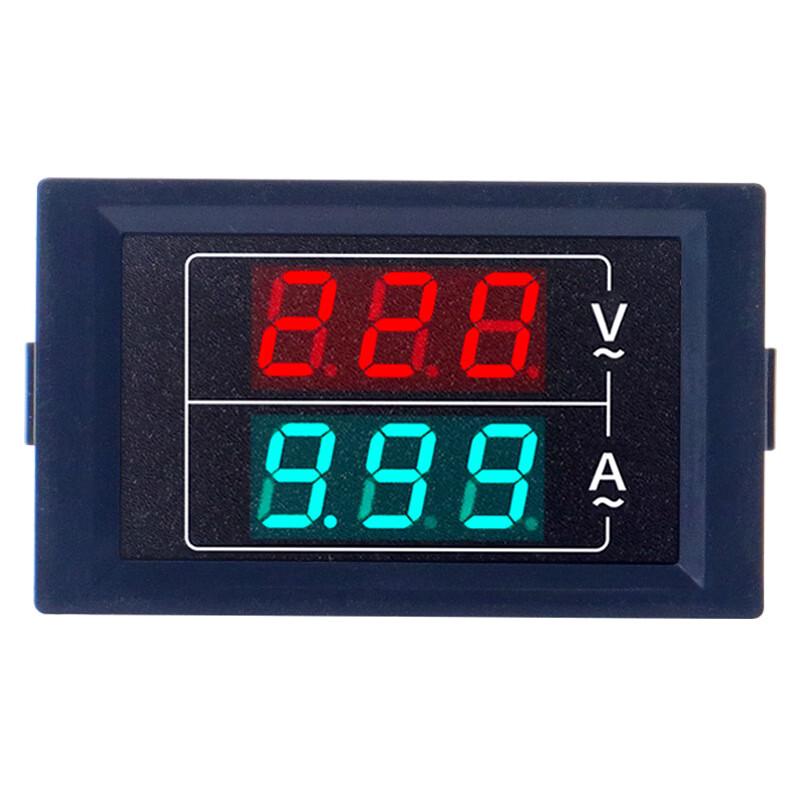 

Yuante Dual Display Digital AC Voltmeter Ammeter CN plug (adapter included)