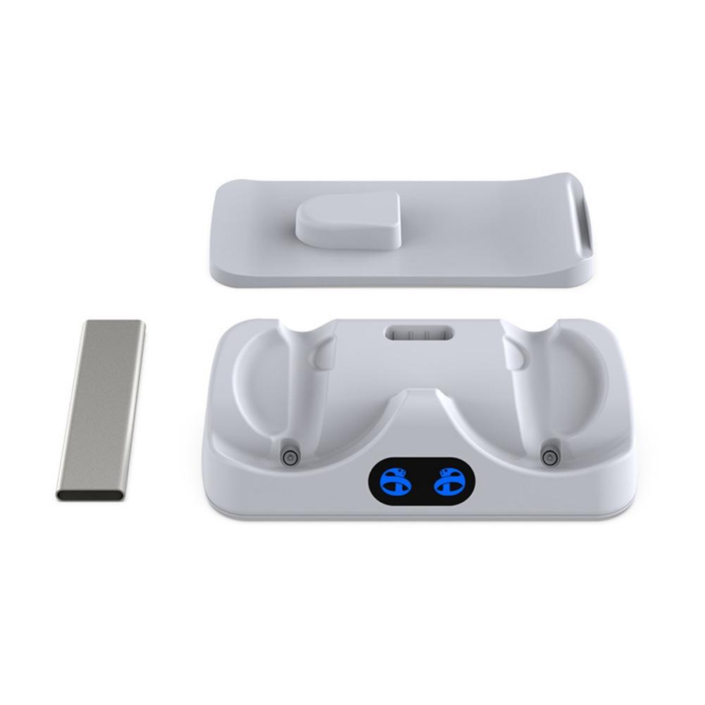 

Зарядная станция VR Зарядная док-станция Светодиодная зарядная база для контроллера PS VR2 белый