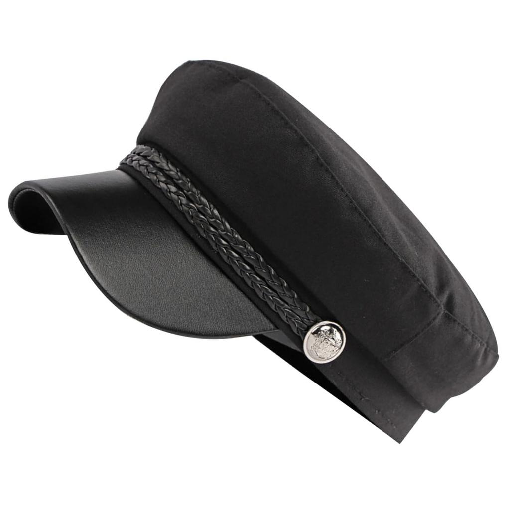 Buzz Selection Marine Cap Hat Polyester Comfortable Stylish CAP786 Black Women's