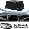 Suitable for Toyota Alphard Vellfire 30 AH30 2015-2020 RHD Dashmat Dashboard Cover Protective Mat DashMat Sunshade Accessories