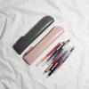 Soft Thin Pencil Case PU Pen Storage Bag Vintage Pencil Bags  Office Accsesories