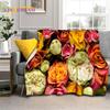 3D Rosenblumen Nordisch Romantische Weiche Decken, Warmhaltende Überwurfdecke Bequeme Decke für Picknick Betten Sofa Zuhause Schlafzimmer Geschenk