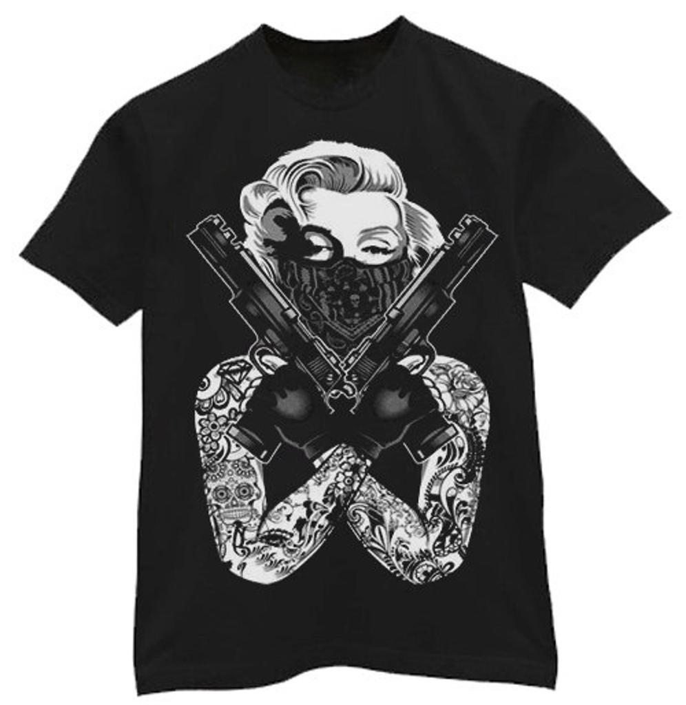 Mens T-shirt / Marilyn Monroe Gangsta Pose