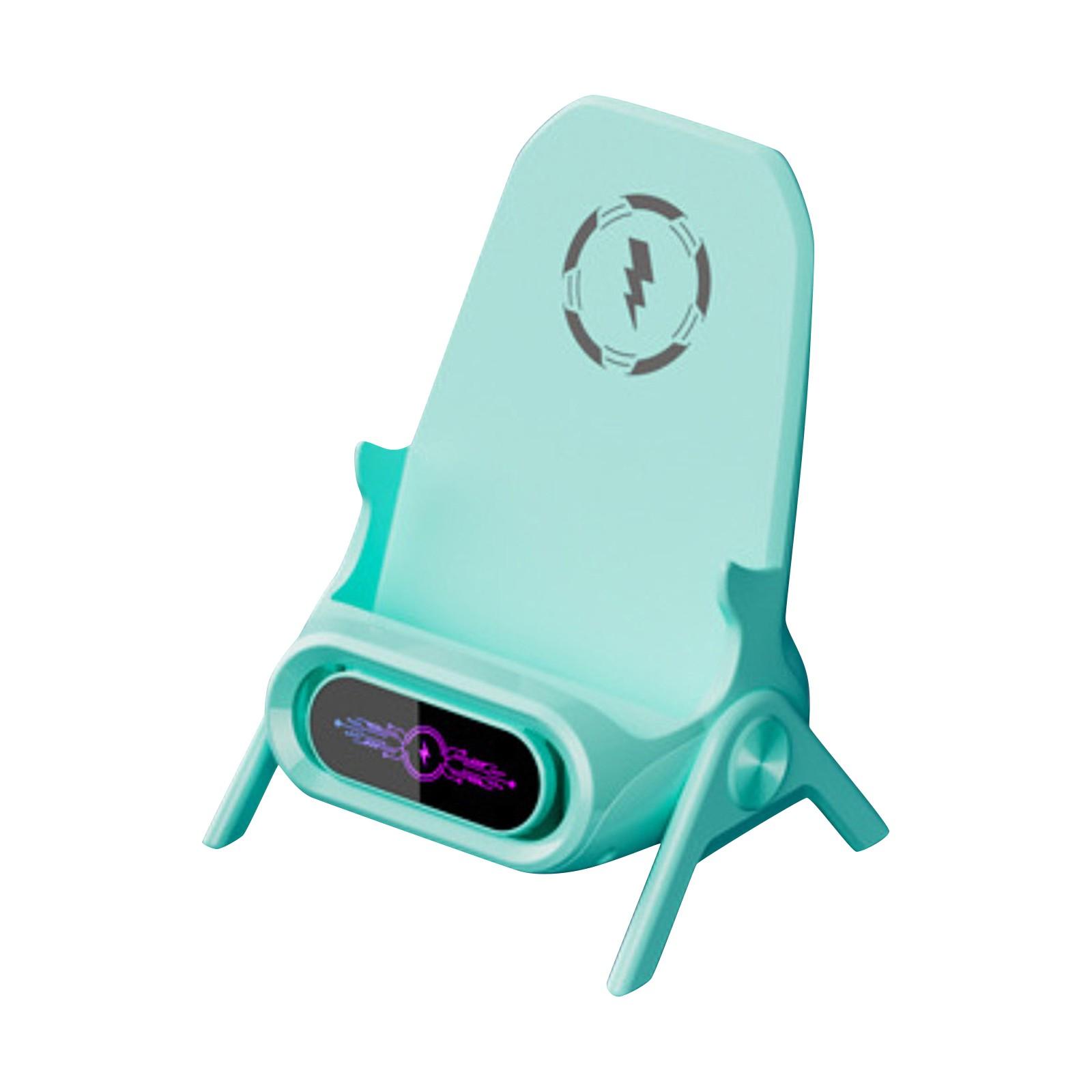 

Подставка для мобильного телефона Вертикальный маленький стульчик Беспроводная зарядка Подставка для мобильного телефона One Size зелёный