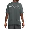 Nike Nocta Collaboration Round Neck Casual Sport Short Sleeve T-Shirt With Dropped Shoulders SS24 Unisex Tops Gray FN7663-060