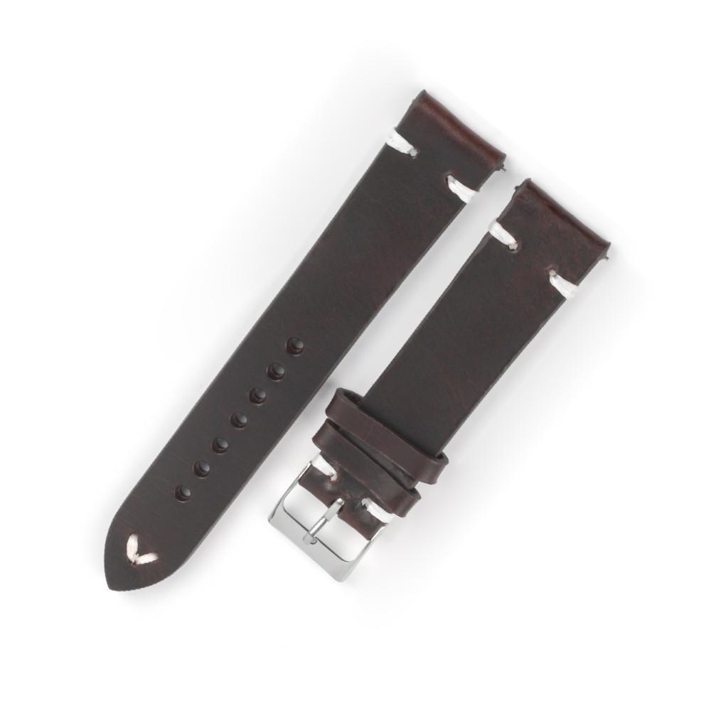 

Vintage Oil Wax Leather Watch Strap Handmade Stitching Cowhide Watchbands for Seiko Wristband Bracelet 18mm 19mm 20mm 21mm 22mm 22mm