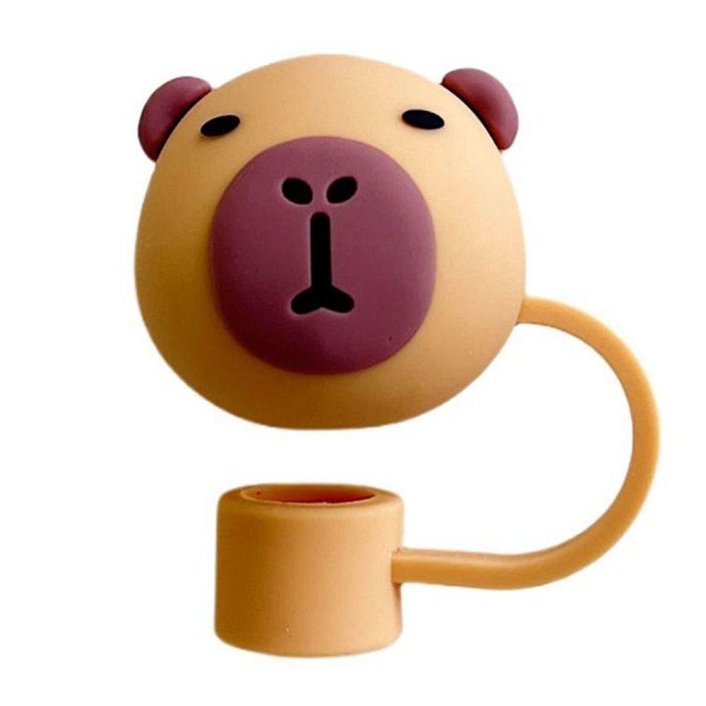 Reusable Silicone Straw Plug Splash Proof Cup Accessories Straw Tips Cover Kitchen Tool Drinkware Drinking Dust Cap Bottle