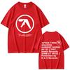 Aphex Twin Graphic Tshirt Men Women Casual Cotton Vintage Short Sleeve T Shirts Male Gothic Rock Tshirts Oversized Streetwear