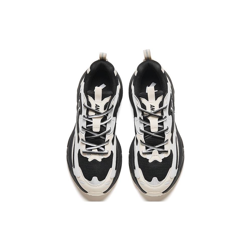 Anta Starry Comfort Non-Slip Low-Top Dad Shoes Women sneaker Black 922348836-5