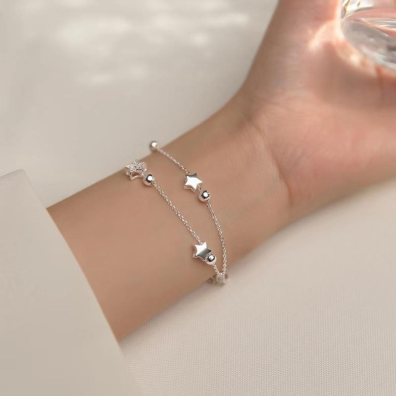 925 Silve Blue Dropwise Glaze Ring for Women Girl Gift Zircon Butterfly Sweet Romantic Jewelry