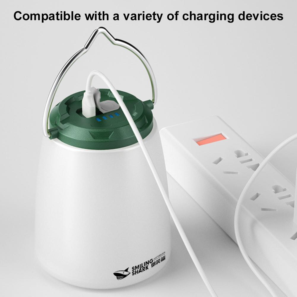 LED Camping Lights USB Rechargeable Outdoor Tents Hanging Lantern Emergency Lamp Waterproof Night Light Long-lasting Battery