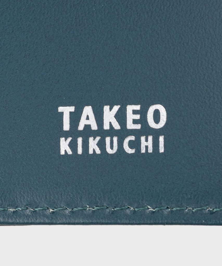 Takeo Kikuchi Key Case, Key Holder, Charm [NEW Leather Ripple] Key Case G8709491 Men's Navy (094) 00 (FREE)