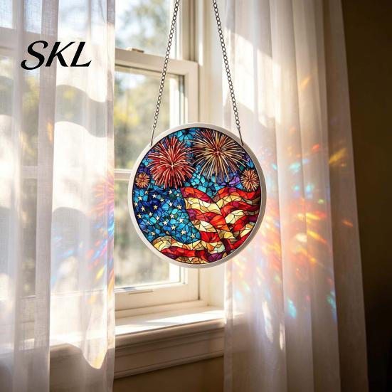 High Transparency Acrylic Art Puzzle Suncatcher, Artistic Window Hanging Ornament, 7.48 Inch Sun Catcher Decoration, Ideal for Gifting And Home Decor