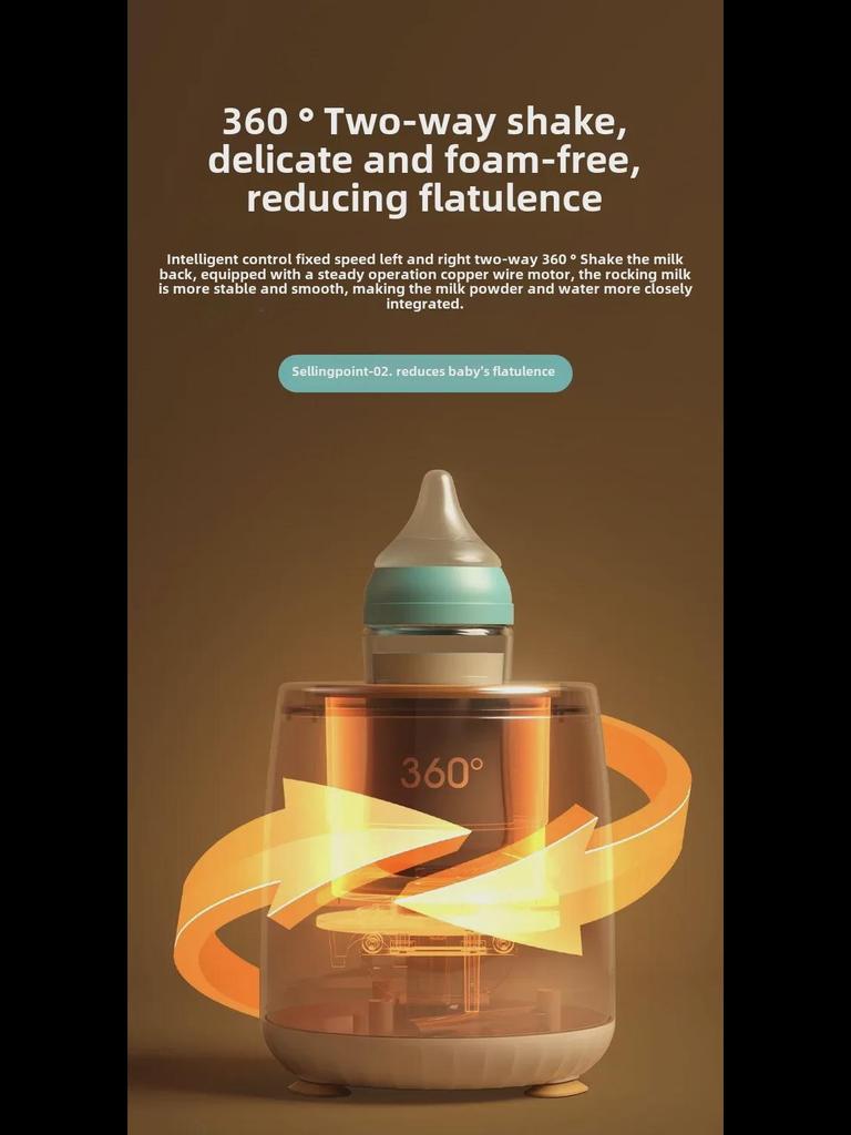 Smart Baby Milk Shaker: Fully Automatic Constant Temperature Stirrer and Mixer