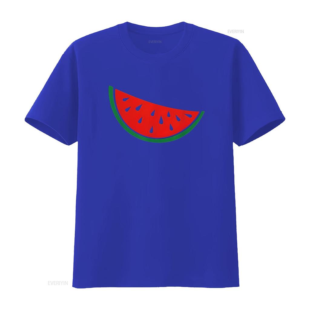 Watermelon T Shirt  vintage Washed Comfortable Breathable Casual streetwear Unisex designer clothes homme fashion Soft