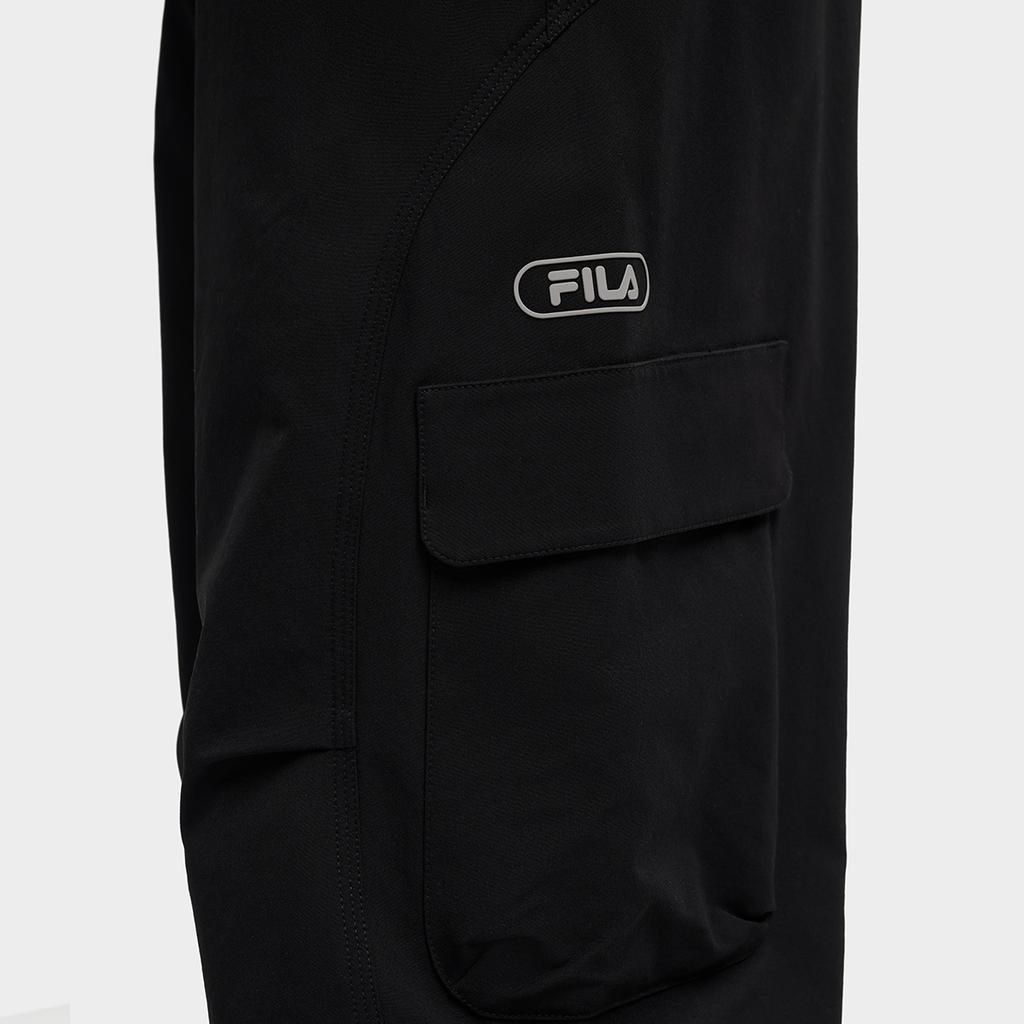 Fila Original Fashion Classic Retro Loose Woven Casual Pants Men Pants Black F11M549802FBK