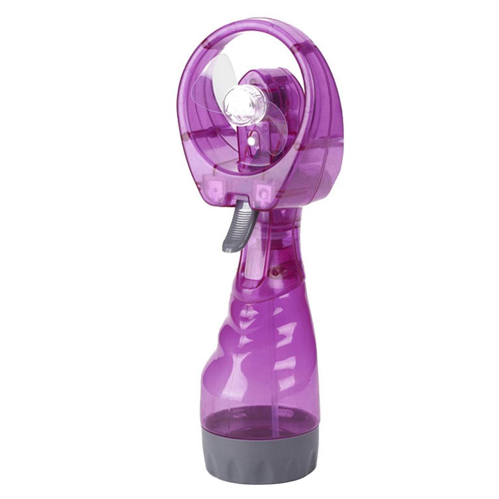 Handheld Mini Spray Fan Cooling Water Spray Mist Fan Portable USB Charging Office Outdoor Camping Hiking Electric Spray Fan