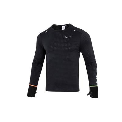 Elemental Crew-Neck Long-Sleeve Training Shirt Men Tops Black FB1829-010