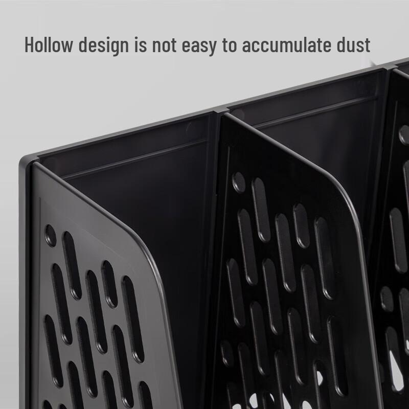 Deli 4-Compartment Multifunctional Desktop File Organizer with Pen Holder
