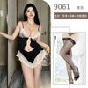Sexy Clothes Pure Desire Front Open Placket Suspenders Shorts Two-piece Set Lace Sexy Temptation Set
