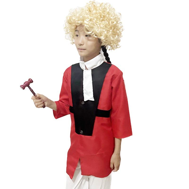 Children's judge costume cosplay lawyer professional experience game costume, Halloween lawyer costume