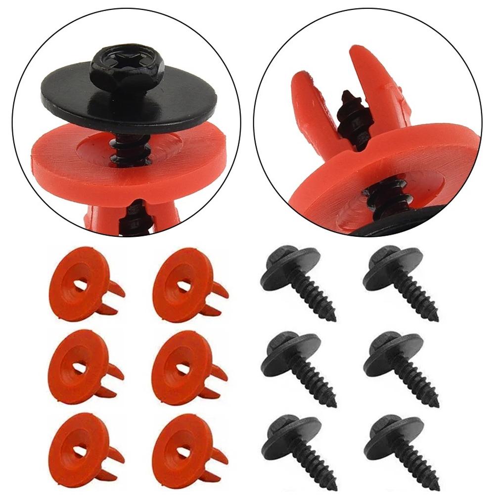 20Pcs Car Engine Undertray Cover Clips Screws for R Jaguar for Ford Focus Ii 04-11 C-max 03-10 for Mondeo Mk3 00-07 Volvo S40 V50 S60 XC70