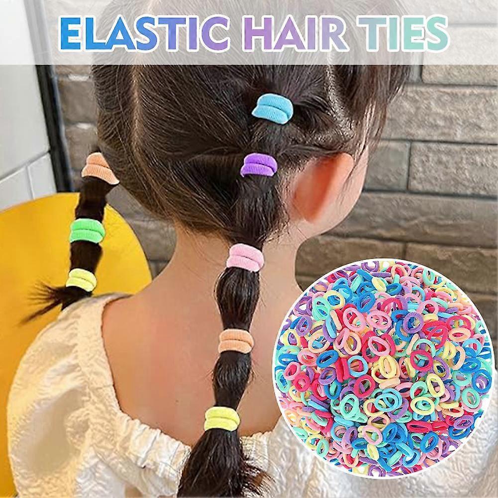 Children's Rubber Band Baby Hair Tie Small Towel Non-Damaging Hair Elastic Good Elasticity Girl Braid