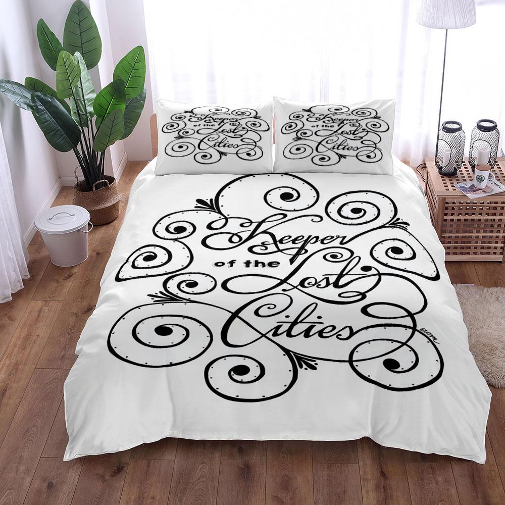 Zoo Abc Duvet Cover Set King Queen Full Twin Double Single Size Bed Linen Set