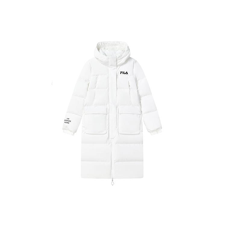 New FILA Down Jacket Women's Standard White F11W249906FWT