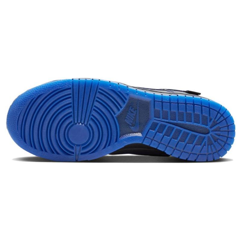 Nike Dunk Versatile Low-top Skate Shoes for Women In Black and Blue
