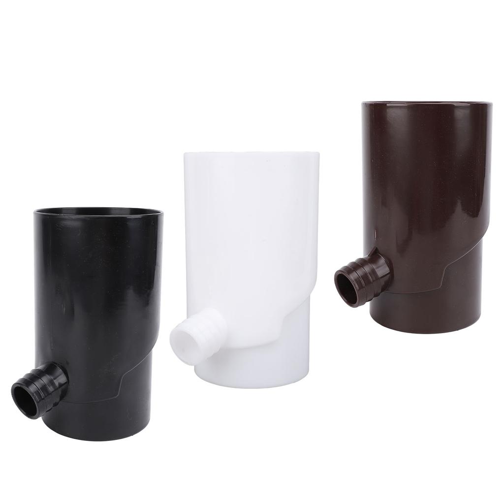 10cm Rainwater Collection System Efficient Round Downspout Diverter for Irrigation Systems Aquariums