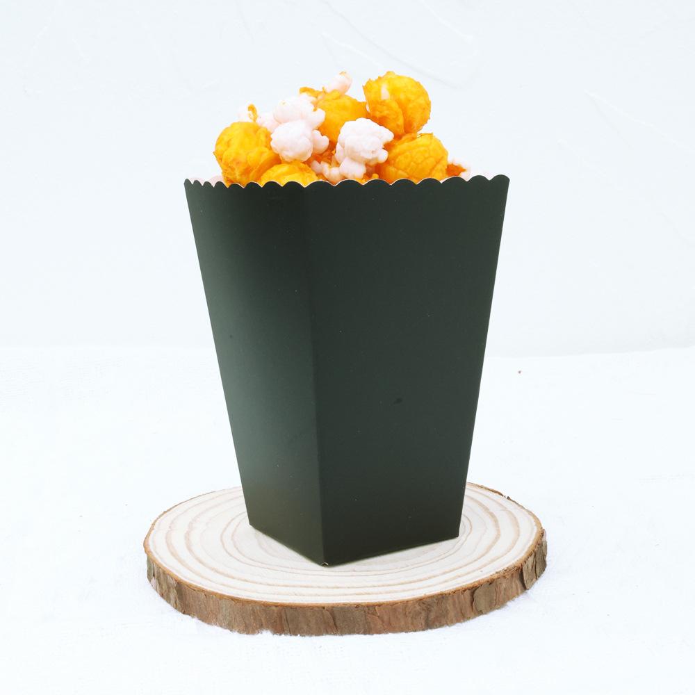 12pcs Paper Candy Cartons Popcorn Box Party Supplies Pure Popcorn Boxes Snacks Food Tub Wedding Kids Birthday Supplies