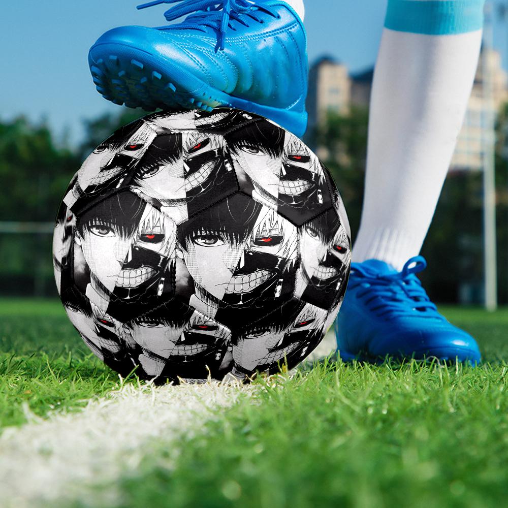 Tokyo Ghoul Theme Size 5 Soccer Ball, Suitable for Both Indoor and Outdoor Matches, a Gift Suitable for Everyone.
