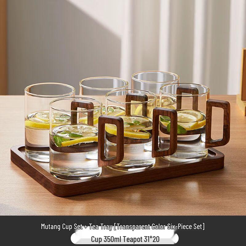 TXRMDX Light Luxury Glass Drinking Cup Set