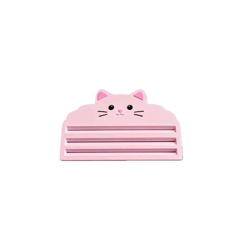 Easy Operation Cat Food Squeezer Efficient Residual Food Extractor Eco Friendly Easy Clean Feeding Tool розовый